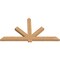 Ekena Millwork Kennewick Timber Gable Bracket, Western Red Cedar, 84"W x 45"H x 3 1/2"D x 5 1/2"F, 13/12 Pitch GBW084X45X0406KEN00SWR - alternate 4